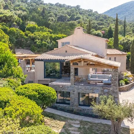 Tao - Golfe De St-tropez - Vue - Piscine Chauffée Villa